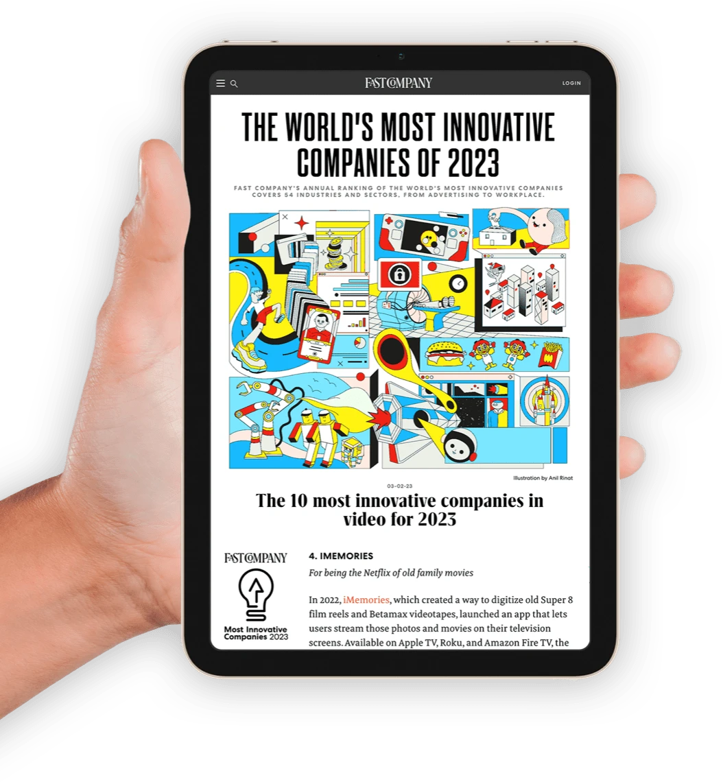 Hand holding device of Fast Company article